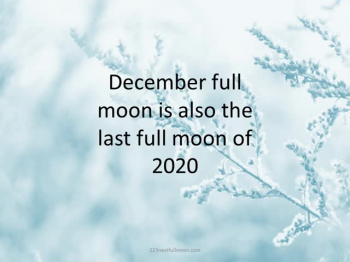 Full Moon December 2023