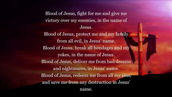 Anointed and Best Ever Pleading the Blood of Jesus Prayer on YouTube 