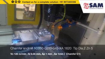 Cutting Operation By Fanuc Robodrill Machine