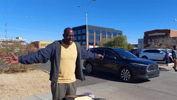 Street Preacher Tries To Sing And Fails Miserably | William Chambers 