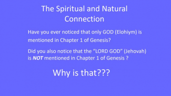 The Spiritual and Natural Connection