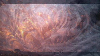 In our old 1918 Minnesota farmhouse, we have one window in our upstairs bathroom where every time the winter temperatures drop down into the single digits and lower, God makes amazing gardens of crystals appear! Each day, they melt off in the sun and then re-form completely different the next night. I've been taking photos of them for years and they always make me marvel at another amazing aspect of God's creation! Sometimes they shine like flames as the rising sun shines through them. Sometimes they bring out purple or blue or even black and white as the snow reflects the blue or gray sky or some other nuance. When I've taken pictures of the streetlight shining through them at night, they look like they are made of copper. They have felt like a personal gift from God to me to help me find beauty and wonder in the dead of the coldest of winter.  

I finally wrote a poem about them and then wrote music to it to try to capture their mystery and beauty.