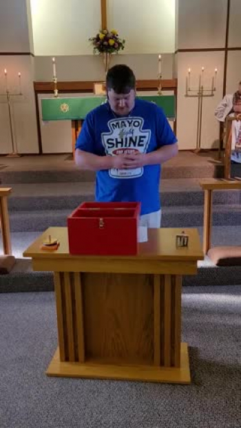 I present this week's children's object lesson on Mark 2:23-28. "Jesus is the Lord of the Sabbath." 

We pray, "Lord, defend your people from those who hate You and would therefore do harm to Your church. Help the Church to see that the battle is Yours and that You can do all things. 

Amen.  

*Presented at Our Redeemer Lutheran Church in Freeport Illinois. A congregation of the Lutheran Church Missouri Synod.