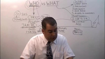 Missionary Evangelist Robert Breaker shows the difference between the WHO and the WHAT Message in the Bible