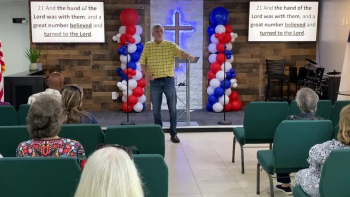 Randy Bell (Steadfast With Purpose, Acts 11:19-26) 2024-07-07

"When he (Barnabas) came and saw the grace of God, he was glad, and he exhorted them all to REMAIN FAITHFUL to the Lord with STEADFAST PURPOSE, for he was a good man, full of the Holy Spirit and of faith. And a great many people were added to the Lord."

TODAY’S FOCUS (verse 23)
“he continuously exhorted (warned, urged, and encouraged) them all 

1/ to cleave unto and 
2/ remain faithful to and 
3/ devoted to... the Lord 
with [resolute and steady] purpose of heart. (AMP Bible)