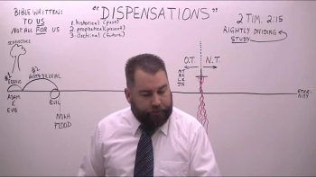 Missionary Evangelist Robert Breaker talks about DISPENSATIONS in the Bible.