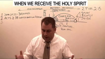 Missionary Evangelist Robert Breaker talks about when we receive the HOLY SPIRIT.