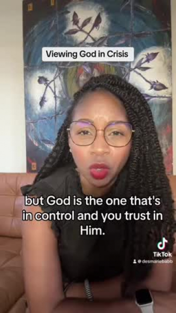 How do you view God in a crisis?  Know that God is exceedingly abundantly able to do all things. He is bigger than your crises. Trust Him.
#BeEncouraged
BeEncouragedwithDesmarie.com