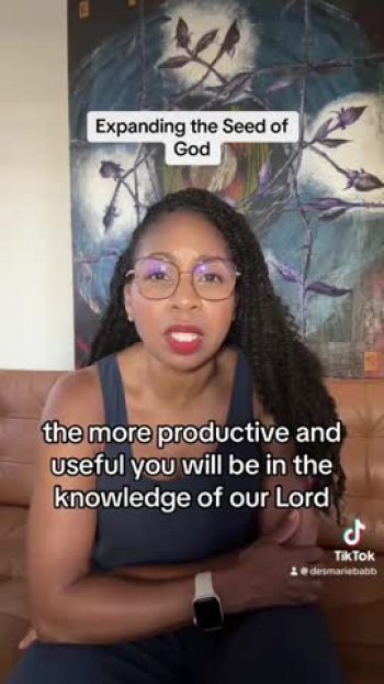To expand the seed of God that is planted in you, it is important to add the spiritual nutrients God has provided. 
#BeEncouraged
BeEncouragedwithDesmarie.com