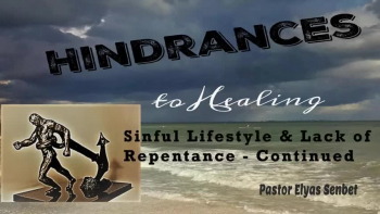 
Though, not all sicknesses can be attributed to sin, many of the emotional and physical illnesses we experience can also be directly or indirectly caused by the sinful lifestyle, habits and thoughts. Therefore repentance plays a significant role in speeding up our healings.

Pastor Elyas Senbet - Antioch Int'l Ministries,  Seattle Washington
