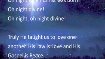 Oh Holy Night - Featuring John Robert Murphy on vocals and Steve Burrows on guitars/recording.