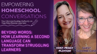 In this episode of Empowering Homeschool Conversations, host Peggy Ployhar and guest Suzanne Gose explore how learning a second language can be a powerful tool for struggling learners. Suzanne, a former public school teacher, transitioned to homeschooling over two decades ago when her love for teaching inspired her to offer local Spanish classes. Since that first small offering, Suzanne has taught Spanish and public speaking to homeschool students weekly, believing in the transformative potential of language to engage and empower learners who may face academic or social challenges. As a homeschool advocate and founder of the Community Homeschool Center, Suzanne brings a wealth of experience in creating supportive learning environments tailored to unique learners. She'll share how a new language can aid in social interaction, confidence, and cognitive growth, drawing from her years of teaching and her commitment to helping children and families find success in their homeschooling journeys. To find the transcript and podcast of this episode, visit: https://www.spedhomeschool.com/resources/82335/beyond-words-how-learning-a-second-language-can-transform-struggling-learners To join in the after-show conversation, join the Empowering Homeschool Conversations Q&amp;A group here: https://www.spedhomeschool.com/groups/tuesday-empowering-conversations *You must have a Navigator Membership or higher on Homeschool Heroes to be part of this group. To get a membership or upgrade your membership, visit: https://www.spedhomeschool.com/membership To connect with Suzanne and her resources, use this link: https://www.flipflopspanish.com/ Viewers like you funded similar episodes, and other free resources from SPED Homeschool. To learn how you can support the nonprofit work of SPED Homeschool and this broadcast, visit https://spedhomeschool.com/donate/ To find out more about SPED Homeschool, visit our website at https://spedhomeschool.com/ To learn about the other Empowering Homeschool Conversations Co-Hosts and their resources, visit: https://annieyorty.com/ https://www.leilanimelendez.com/ https://elarplearning.com/ https://solimaracademy.com/ Join our mission to empower homeschool families! https://spedhomeschool.com/donate/ Be sure to subscribe and hit the notification bell so you never miss an episode! Join our mission to empower homeschool families!: https://spedhomeschool.com/donate/ Discover more Christian podcasts at lifeaudio.com and inquire about advertising opportunities at lifeaudio.com/contact-us.