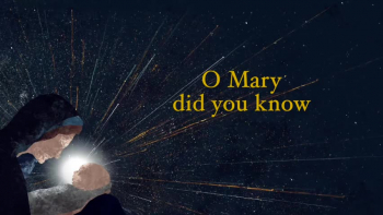 This is a cover of the Christmas song, Mary Did You Know.