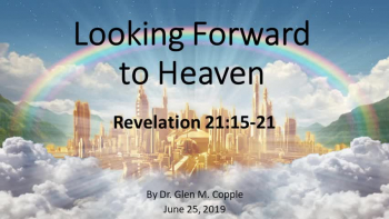 Over the years, God has given me some songs to minister to you in music. Here's one of my songs.

"Looking Forward to Heaven" is a delightful Irish jig based on the description of Heaven in Revelation. Let me know if you would like to have the CD. (It will play on any DVD or CD player.)

I have a CD with 23 songs on it for $10.00 plus $3.00 for shipping.
You can also listen to 17 songs on your favorite digital platform - Spotify, YouTube, Pandora, etc. Just look for "Glen Copple Music".

God Bless!