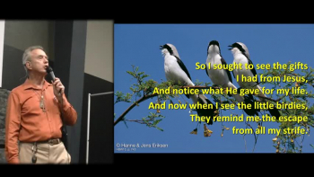 Listen To The Birdies - Matthew 6:25-26 – April 6, 1980

What are you worrying about? Oh, come on. Be honest. We often get caught up in the worries of this world. We worry about our money, relationships, health, careers, possessions, community and so much more. These worries can steal our joy and causes stress and anxiety that we do not need to bear. 

In Matthew 6:25–26 Jesus teaches 25 “Therefore I tell you, do not worry about your life, what you will eat or drink; or about your body, what you will wear. Is not life more important than food, and the body more important than clothes? 26 Look at the birds of the air; they do not sow or reap or store away in barns, and yet your heavenly Father feeds them. Are you not much more valuable than they? 27 Who of you by worrying can add a single hour to his life? We can learn a valuable lesson if we will just Listen To The Birdies.