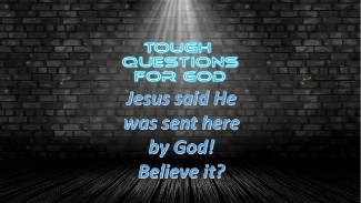 Jesus tells us that God Himself sent Him to us!   Wow, let that settle in your heart!
#toughquestionsforgod #dailydevotion
