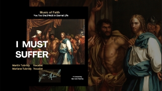 God's promise we too shall walk with Him in eternal life and that sins will be forgiven.  Short excerpt below. Full song on streaming and at Artist/Composer website: www.marlanetubridy.com