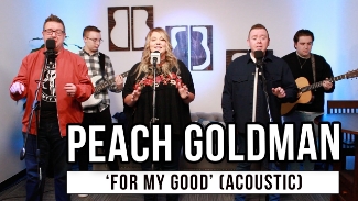 Husband-and-wife duo, Troy and Katy Peach, and their longtime friend, Andrew Goldman brought their Peach Goldman trio to the GodTube Music studio in Nashville.  Enjoy this performance of 'For My Good' off their debut album, out now. 