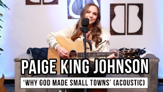 <p>Paige King Johnson&rsquo;s acoustic rendition of &ldquo;Why God Made Small Towns&rdquo; is a must-listen. The rising country singer from North Carolina stopped by the GodTube Music Studio in Nashville and gave us this exclusive performance of her song. Watch the short video to see and hear Paige perform &ldquo;Why God Made Small Towns.&rdquo;</p>

<p>Across the United States of America, there are large metropolitan areas. These areas, which span from the Atlantic to the Pacific Ocean, have massive skyscrapers, large amounts of slow-moving traffic and tons of people hurriedly trying to get from Point A to Point B. Everyone is constantly in a rush to get somewhere in places like Los Angeles, Chicago, New York City and Atlanta.</p>

<p>While there are several large and recognizable cities in the country, there are many more small towns. Small towns easily outnumber massive metropolitan areas, and it&rsquo;s not even close. &nbsp;Sure, small towns may not have everything that a place like New York or Chicago has as far as opportunities go, but there are other reasons why small towns are near and dear to the hearts of many.</p>

<p>Before playing her song, Paige explained why she wrote the song and why small towns mean so much to her.</p>

<p>&ldquo;This is a song of mine that I wrote about the small place that I was raised,&rdquo; she said. &ldquo;And I learned very quickly when I moved away from it to the big city that there had to be a higher power to make places like that and be able to raise people.&rdquo;</p>

<p>Anyone who grew up or lives in an area considered a small town will easily identify with Paige&rsquo;s song. They&rsquo;ll recognize everything Paige sings about and mentions in her beautiful tune. Even if you&rsquo;re not familiar with the charm of small towns, you&rsquo;ll still enjoy Paige&rsquo;s outstanding performance.</p>

<p><em><strong><a href="https://www.godtube.com/bible/colossians/3-16">Colossians 3:16</a></strong> &ldquo;Let the word of Christ dwell in you richly in all wisdom; teaching and admonishing one another in psalms and hymns and spiritual songs, singing with grace in your hearts to the Lord.&rdquo;</em></p>
