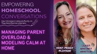 Homeschooling is a beautiful journey, but let&rsquo;s be honest&mdash;it can also be exhausting, overwhelming, and downright overstimulating! If you find yourself losing patience, feeling constantly drained, or struggling to stay calm amid the chaos, you&rsquo;re not alone. In this episode of Empowering Homeschool Conversations, host Peggy Ployhar welcomes Whitney Whitten, a pediatric occupational therapist turned mom coach, to share practical strategies for managing parent overload and modeling calm at home. Tune in as we discuss sensory needs (for both kids and parents), ways to reduce overwhelm, and how to create a homeschool atmosphere that fosters connection rather than burnout. To find the podcast and transcript of this interview, visit: https://www.spedhomeschool.com/resources/87637/managing-parent-overload-modeling-calm-at-home To connect with Whitney and her resources, visit: https://sensationalmoms.com/ Viewers like you funded similar episodes, and other free resources from SPED Homeschool. To learn how you can support the nonprofit work of SPED Homeschool and this broadcast, visit https://spedhomeschool.com/donate/ NEW to SPED Homeschool and the Homeschool Heroes platform: Consultations and Cognitive Testing. Here is Now What's Available for Your Family through SPED Homeschool: One-on-One Consultations &ndash; Get expert guidance in homeschooling a struggling student, curriculum choices, accommodations, behavior strategies, executive function support, high school planning, and more. Our consultants provide personalized recommendations to help you move forward with confidence. https://www.spedhomeschool.com/consultants MindPrint Cognitive Assessment &ndash; Finally, a strengths-based approach to education. This easy, at-home cognitive assessment provides unbiased insights into how your child learns best. It helps you understand where they&rsquo;ll naturally excel and where they may need extra support&mdash;allowing you to tailor your teaching effectively with data that tells you exactly how your student learns best! https://www.spedhomeschool.com/store/products/4344/mindprint-student-assessment MindPrint + Consultation Bundle - When you bundle the MindPrint test with a consultation, you unlock a database of MindPrint teaching resources only accessible to our consults, which gives you even more in-depth and personalized homeschooling help to help your student learn successfully. https://www.spedhomeschool.com/store/products/4345/mindprint-student-assessment-plus-consultation You don&rsquo;t have to struggle through this journey alone. We&rsquo;re here to give you the tools and confidence you need to create a home learning environment where your child flourishes. To find out more about SPED Homeschool, visit our website at https://spedhomeschool.com/ To learn about the other Empowering Homeschool Conversations Co-Hosts and their resources, visit: https://annieyorty.com/ https://www.leilanimelendez.com/ https://adaptedhomeed.com/ https://solimaracademy.com/ Join our mission to empower homeschool families!: https://spedhomeschool.com/donate/ Discover more Christian podcasts at lifeaudio.com and inquire about advertising opportunities at lifeaudio.com/contact-us.