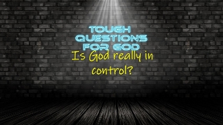 Ever wonder if God is really in control?   Why does He allow certain things to take place?   Oh, how difficult it is to trust in Him sometimes!
#dailydevotion #tqfgdailydevotion
www.toughquestionsforgod.org
