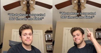 What phrase is repeated 365 times in the Bible?