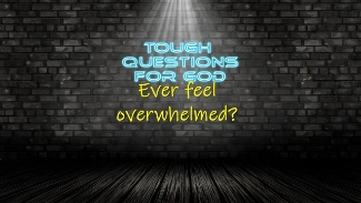 Ever feel overwhelmed?   Don’t we all!   How does God address our anxieties in life, will He ever leave us alone without any help?   No way!
#toughquestionsforgod #ludingtonstpaul #dailydevotion
