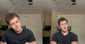 When You Read a Bible Verse and It Just So Happens to Apply to Your Exact Situation