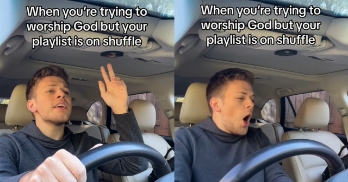 When You're Trying to Worship God but Your Playlist is on Shuffle