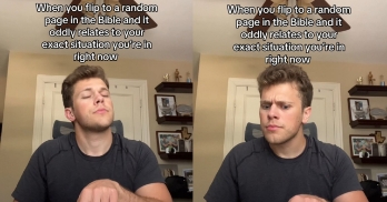 When You Flip to a Random Page in the Bible