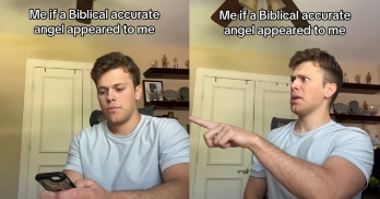 Me if a Biblical Accurate Angel Appeared to Me
