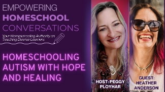 In this inspiring episode of Empowering Homeschool Conversations, host Peggy Ployhar sits down with Heather Anderson, founder of The Autism Oasis and Nonverbal Autism Homeschool, for a powerful discussion on Homeschooling Autism with Hope and Healing. As a former journalist and mother to a nonspeaking son with autism, Heather shares how her journey led her to create a research-based, parent-supported curriculum now used by over 800 families worldwide. With practical insight and a deep well of compassion, Heather explains how homeschooling can be a place of growth and healing for children with communication challenges. Whether you're just beginning your autism homeschooling journey or seeking renewed encouragement, this episode offers real hope and practical tools for creating a nurturing, customized learning environment that meets your child right where they are. To find the podcast and transcript, visit: https://www.spedhomeschool.com/resources/88710/homeschooling-autism-with-hope-and-healing To connect with Heather and her resources, visit: https://www.theautismoasis.com/ Viewers like you funded similar episodes, and other free resources from SPED Homeschool. To learn how you can support the nonprofit work of SPED Homeschool and this broadcast, visit https://spedhomeschool.com/donate/ NEW to SPED Homeschool and the Homeschool Heroes platform: Consultations and Cognitive Testing. Here is Now What's Available for Your Family through SPED Homeschool: One-on-One Consultations &ndash; Get expert guidance in homeschooling a struggling student, curriculum choices, accommodations, behavior strategies, executive function support, high school planning, and more. Our consultants provide personalized recommendations to help you move forward with confidence. https://www.spedhomeschool.com/consultants MindPrint Cognitive Assessment &ndash; Finally, a strengths-based approach to education. This easy, at-home cognitive assessment provides unbiased insights into how your child learns best. It helps you understand where they&rsquo;ll naturally excel and where they may need extra support&mdash;allowing you to tailor your teaching effectively with data that tells you exactly how your student learns best! https://www.spedhomeschool.com/store/products/4344/mindprint-student-assessment MindPrint + Consultation Bundle - When you bundle the MindPrint test with a consultation, you unlock a database of MindPrint teaching resources only accessible to our consults, which gives you even more in-depth and personalized homeschooling help to help your student learn successfully. https://www.spedhomeschool.com/store/products/4345/mindprint-student-assessment-plus-consultation You don&rsquo;t have to struggle through this journey alone. We&rsquo;re here to give you the tools and confidence you need to create a home learning environment where your child flourishes. To find out more about SPED Homeschool, visit our website at https://spedhomeschool.com/ To learn about the other Empowering Homeschool Conversations Co-Hosts and their resources, visit: https://annieyorty.com/ https://www.leilanimelendez.com/ https://elarplearning.com/ https://solimaracademy.com/ Join our mission to empower homeschool families!: https://spedhomeschool.com/donate/ Discover more Christian podcasts at lifeaudio.com and inquire about advertising opportunities at lifeaudio.com/contact-us.