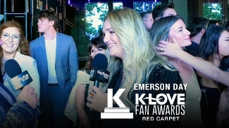 We caught up with rising Christian music singer-songwriter Emerson Day on the red carpet at the K-LOVE Fan Awards! She shares the heart behind her powerful new single 'Get Behind Me' &mdash; including the version featuring Zach Williams &mdash; and talks about her journey from law enforcement to full-time music ministry. With a couple of EPs already released, is a full album on the way?