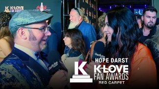 We caught up with Hope Darst on the red carpet at the K-LOVE Fan Awards, where she&rsquo;s presenting this year! She shares about her brand new live worship album IN THE MIGHTY NAME, and reflects on the incredible journey of her hit song Peace Be Still, which just earned its first RIAA Gold certification &mdash; five years after its release!