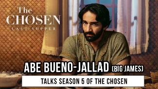 As The Chosen gears up for the highly anticipated premiere of Season Five, streaming June 15th on Amazon Prime, we sit down with Abe Bueno-Jallad, who plays Big James, for a heartfelt and revealing conversation. Abe reflects on his journey with the series, the continuing wold-wide appeal, and what fans can expect as the story moves closer to the crucifixion. He also opens up about the personal impact the role has had on his faith, and preparing for the end of the series after season 7. 