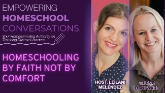 In this inspiring episode of Empowering Homeschool Conversations, host Leilani Melendez sits down with Dani Ward, a homeschooling mom of two and creator of a practical family Bible study on the fruit of the Spirit. Dani shares how a single quote&mdash;&ldquo;Comfort should not be our core value&rdquo;&mdash;transformed her perspective on motherhood, homeschooling, and faith. From embracing rhythm over balance to choosing obedience over ease, Dani opens up about the discomfort that often precedes growth and how stepping outside her comfort zone led her to create resources for meaningful family discipleship. If you&rsquo;ve ever felt stretched thin or unsure about what God is asking of you in your homeschooling journey, this episode will encourage you to lean into faith and trust that God equips those He calls. To find the podcast and transcript, visit: https://www.spedhomeschool.com/resources/89142/homeschooling-by-faith-not-by-comfort To connect with Dani and her resources, visit: https://stan.store/raisinghomemakers To learn about the other Empowering Homeschool Conversations Co-Hosts and their resources, visit: https://www.spedhomeschool.com/ https://annieyorty.com/ https://www.leilanimelendez.com/ https://elarplearning.com/ https://solimaracademy.com/ Make sure to subscribe, share and comment! Join our mission to empower homeschool families!: https://spedhomeschool.com/donate/ Discover more Christian podcasts at lifeaudio.com and inquire about advertising opportunities at lifeaudio.com/contact-us.