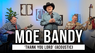 Texas honky tonk legend Moe Bandy is still putting out new music and touring at 81 years of age. He stopped our Nashville studio and gave us this performance of 'Thank You Lord.'