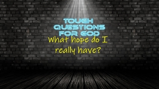 Is it hopeless?  What hope do I really have?   Does my relationship with Christ offer assurance, or just “pie-in-the-sky?”
Links
#dailydevotion #toughquestionsforgod
www.toughquestionsforgod.org
