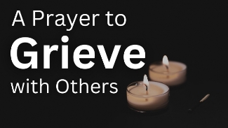 Grief is never meant to be carried alone. Whether you are mourning a personal loss or walking beside someone through heartache, today’s prayer is a sacred moment to grieve with others as Christ did—with compassion, presence, and love. 🙏

00:00 - 00:41 - Bible Memory Verse
00:42 - 04:32 - Devotional
04:33 - 05:50 - Your Daily Prayer

Scripture calls us to “mourn with those who mourn” (Romans 12:15), reminding us that empathy is a powerful expression of Christian love. This heartfelt prayer is for anyone struggling to find the words to say, or the strength to stand with a friend, family member, or community member who is hurting.

If you’re searching for a Christian prayer for grief, a biblical response to mourning, or how to support someone grieving, this video offers both a prayerful space and comforting words rooted in God's Word.

Let us join our hearts together—whether in silence, tears, or hope—trusting that the God of all comfort (2 Corinthians 1:3–4) is near.