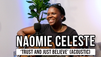 Emerging Christian singer-songwriter Naomie Celeste gave us this acoustic performance of 'Trust and Just Believe' live from the Godtube Music Studio in Nashville.

Naomie is based in Pennsylvania and known for blending contemporary worship with soulful, heartfelt sounds. A devoted wife and mother of five, her music reflects a life of faith, perseverance, and grace. Raised in a Haitian family and musically gifted since the age of nine, Naomie is proficient in piano, violin, and guitar.