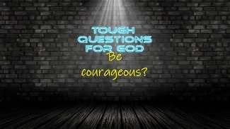 Be courageous?   Strong?   God, do You see the things I’m going through!?
#toughquestionsforgod #toughquestions #jesus #faith
