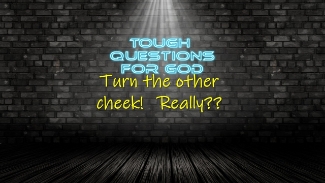 Turn the other cheek?   Huh?   That doesn’t seem fair!   Am I just supposed to excuse their bad behavior???
#toughquestionsforgod #dailydevotion #ludingtonstpaul
podcast@ https://feeds.buzzsprout.com/1230512.rss
