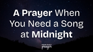 In the middle of life’s darkest moments, God can still give you a song at midnight—a reason to praise when there’s no earthly reason to sing. Inspired by Acts 16:25, this prayer is for anyone who feels imprisoned by pain, confusion, depression, or waiting.

📖 “About midnight Paul and Silas were praying and singing hymns to God, and the other prisoners were listening to them.” — Acts 16:25

If your soul feels quiet, stuck, or forgotten, this video is your invitation to cry out to God and receive His peace in the night.

You are not alone in your midnight hour.