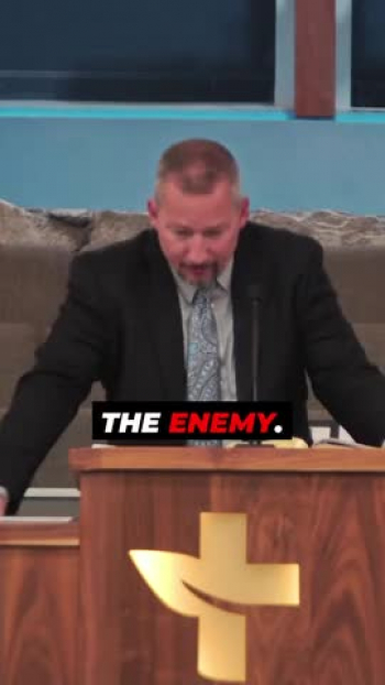 Pastor Phil Taylor preaching at the Batavia Baptist Temple