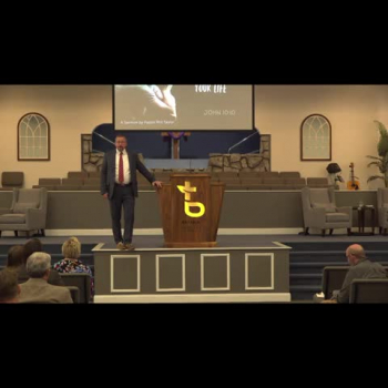 Pastor Phil Taylor Preaching at the Batavia Baptist Temple