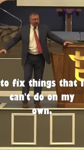 Pastor Phil Taylor Preaching at the Batavia Baptist Temple