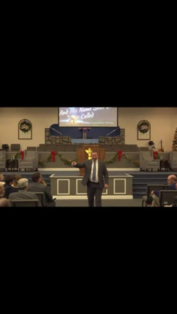 Pastor Phil Taylor Preaching at the Batavia Baptist Temple