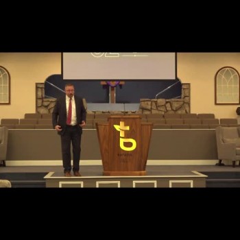 Pastor Phil Taylor Preaching at the Batavia Baptist Temple