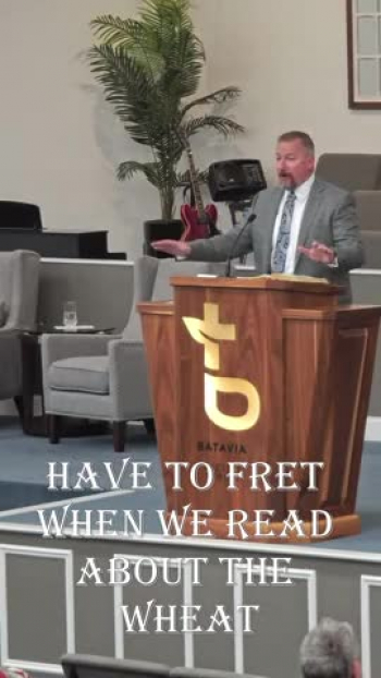 Pastor Phil Taylor Preaching at the Batavia Baptist Temple