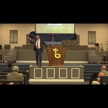 Pastor Phil Taylor Preaching at the Batavia Baptist Temple